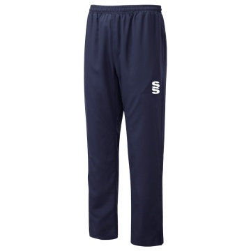 POPLIN TRACK PANT WITH LYCRA-Navy