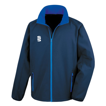 Core printable softshell jacket - Navy Royal