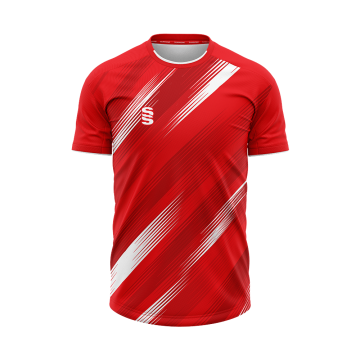 VAPOUR SHIRT-Red-White