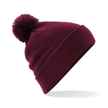 Original Pom Pom Beanie : Maroon