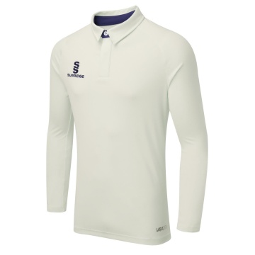 TEK LONG SLEEVE CRICKET SHIRT - NAVY
