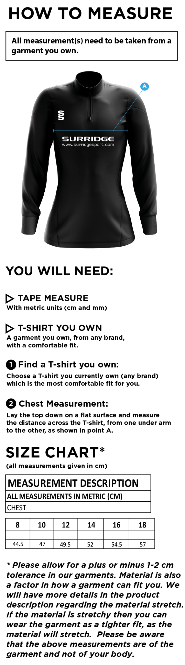  - Size Guide